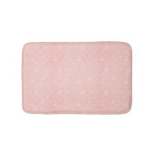 Dekoratives Blumenmuster Badematte (Vorderseite)