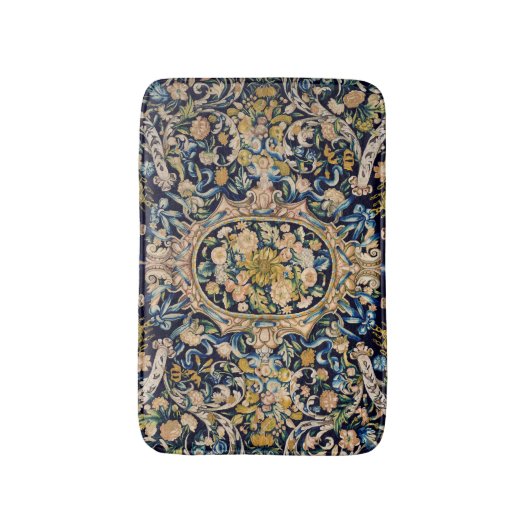 Dekoratives Blumenmuster Badematte (Vorderseite Vertikal)