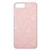 Dekoratives Blumenmuster Case-Mate iPhone Hülle (Rückseite)