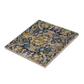 Dekoratives Blumenmuster Fliese (Seite)