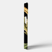 Dekoratives Blumenmuster mit schwarzen Grenzen Case-Mate iPhone Hülle (Rückseite / Rechts)