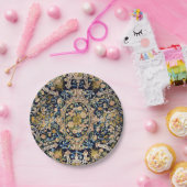 Dekoratives Blumenmuster Pappteller (Party)