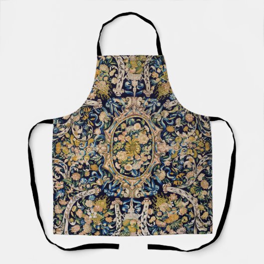 Dekoratives Blumenmuster Schürze (Vorderseite)