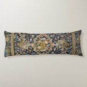 Dekoratives Blumenmuster Seitenschläferkissen (Rückseite)