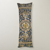 Dekoratives Blumenmuster Seitenschläferkissen (Rückseite (Vertikal))