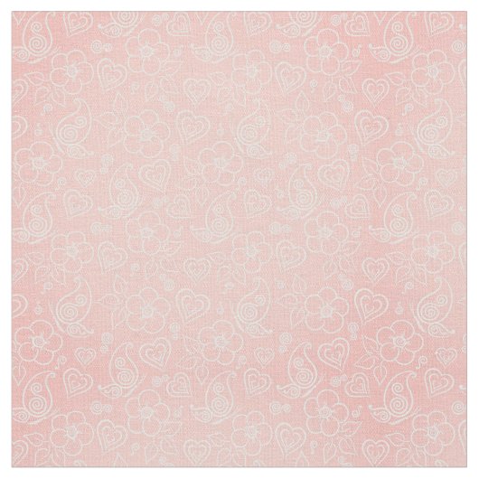 Dekoratives Blumenmuster Stoff (Nahaufnahme)