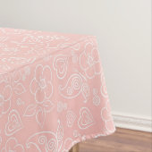 Dekoratives Blumenmuster Tischdecke (Beispiel)