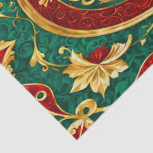 Dekoratives Blumenpapier zum Weihnachtsfest Seidenpapier (Detail)