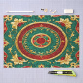 Dekoratives Blumenpapier zum Weihnachtsfest Seidenpapier (Handwerk)