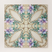 Dekoratives Blumenpuzzle Puzzle (Horizontal)