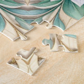 Dekoratives Blumenpuzzle Puzzle (Seite)
