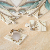 Dekoratives Blumenpuzzle Puzzle (Seite)