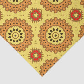 Dekoratives Boho Chic Mosaic Geometric Muster Seidenpapier (Ausschnitt)