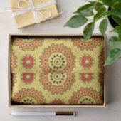 Dekoratives Boho Chic Mosaic Geometric Muster Seidenpapier (Geschenk)