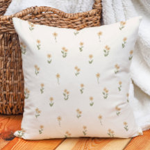 Dekoratives Boho-Ditsy-Blumen-Cottagecore-Beige