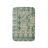 Dekoratives botanisches Jugendstil-Muster Badematte (Vorderseite Vertikal)