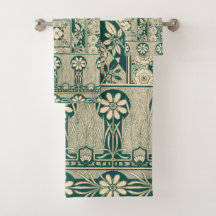 Dekoratives botanisches Jugendstil-Muster