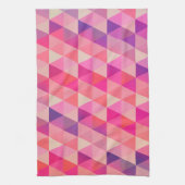 Dekoratives buntes geometrisches Dreieck-Muster Küchentuch (Vertikal)