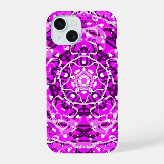 Dekoratives Case-Mate iPhone-Case mit Muster iPhone 15 Hülle (Rückseite)