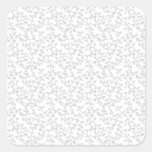 dekoratives Design 30 Seven Quadratischer Aufkleber (Vorderseite)