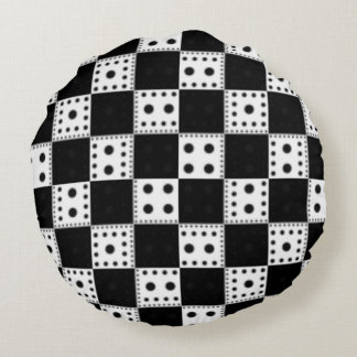 Dekoratives Design der Tafel Rundes Kissen