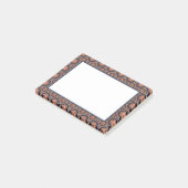 Dekoratives Design von Blume und Sternen Post-it Klebezettel (angewinkelt)