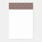 Dekoratives Design von Blume und Sternen Post-it Klebezettel (Vorderseite)