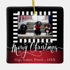 Dekoratives DIY Foto Design - Weihnachten Keramikornament