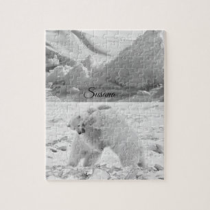 Dekoratives Eisbär-Puzzle Puzzle