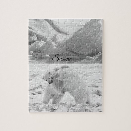 Dekoratives Eisbär-Puzzle Puzzle (Vertikal)