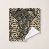 Dekoratives Elefantenhandtuch-Set Badhandtuch Set (Waschlappen)