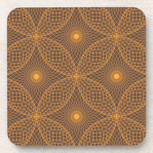Dekoratives, elegantes, abstraktes Mandala-Muster Getränkeuntersetzer