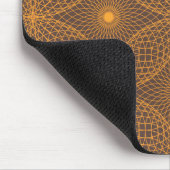 Dekoratives, elegantes, abstraktes Mandala-Muster Mousepad (Ecke)