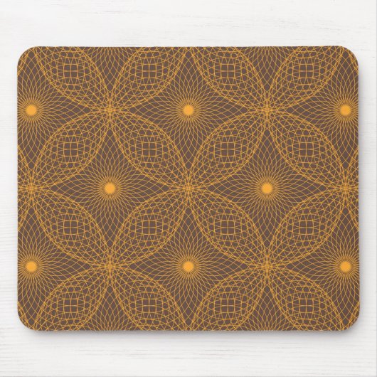 Dekoratives, elegantes, abstraktes Mandala-Muster Mousepad (Vorne)