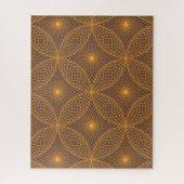 Dekoratives, elegantes, abstraktes Mandala-Muster Puzzle (Vertikal)