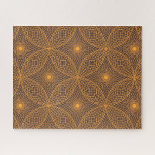 Dekoratives, elegantes, abstraktes Mandala-Muster Puzzle