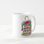 Dekoratives Element der Weihnachtsglocken Kaffeetasse (VorderseiteRechts)