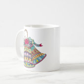 Dekoratives Element der Weihnachtsglocken Kaffeetasse (Vorderseite Links)
