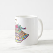 Dekoratives Element der Weihnachtsglocken Kaffeetasse (VorderseiteRechts)