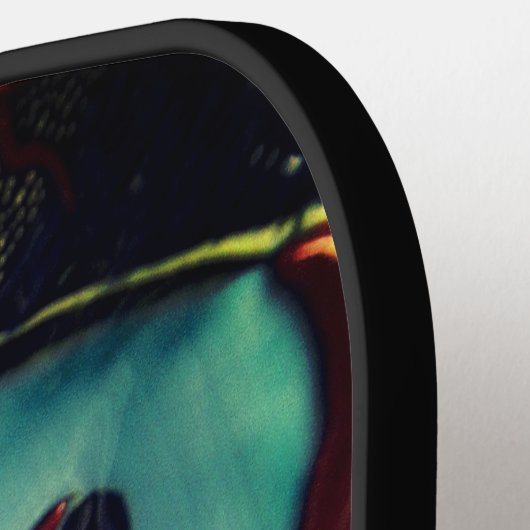 Dekoratives Fischmosaik Koi Design Pickleball Schläger (Linke Seite)