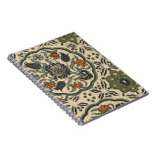 Dekoratives florales persisches Fliesendesign Notizblock (Rechte Seite)