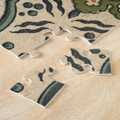 Dekoratives florales persisches Fliesendesign Puzzle (Seite)