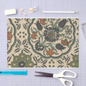 Dekoratives florales persisches Fliesendesign Seidenpapier (Handwerk)