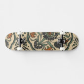 Dekoratives florales persisches Fliesendesign Skateboard (Horizontal)