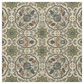 Dekoratives florales persisches Fliesendesign Stoff (Muster)