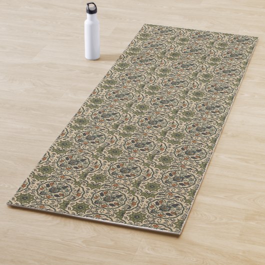 Dekoratives florales persisches Fliesendesign Yogamatte (Beispiel)