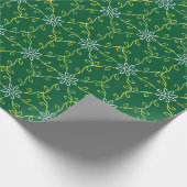 Dekoratives, floratives, nahtloses Muster Geschenkpapier (Ecke)