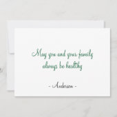 Dekoratives, floratives, nahtloses Muster Karte (Vorderseite)