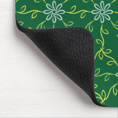 Dekoratives, floratives, nahtloses Muster Mousepad (Ecke)