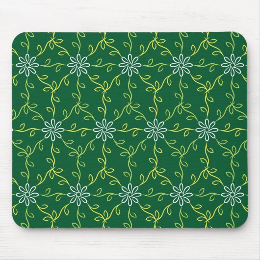 Dekoratives, floratives, nahtloses Muster Mousepad (Vorne)